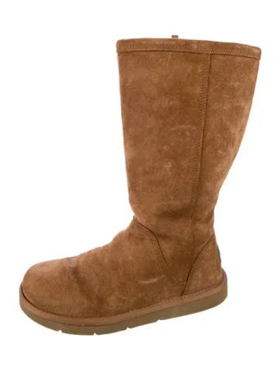 Pre-owned Ugg Suede Boots In Brown
