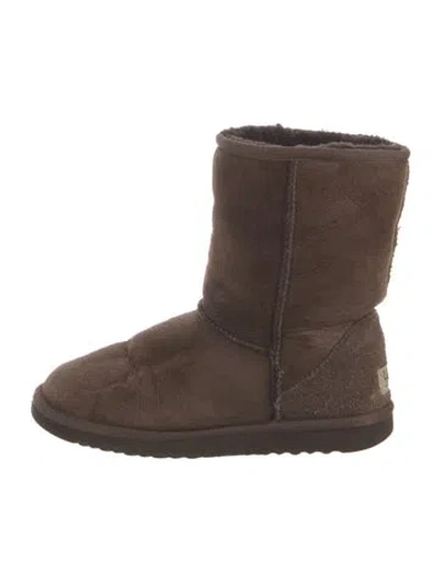 Pre-owned Ugg Suede Boots In Brown