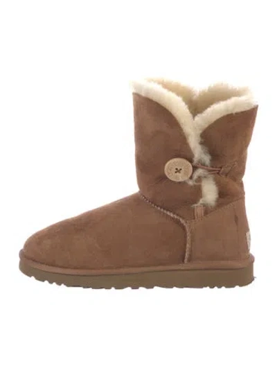Pre-owned Ugg Suede Boots In Brown