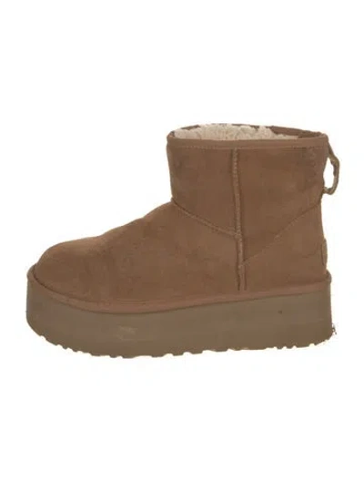 Pre-owned Ugg Suede Boots In Brown