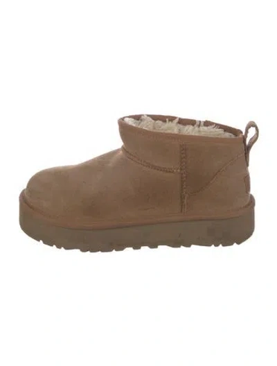 Pre-owned Ugg Suede Boots In Brown
