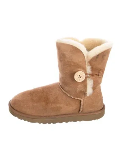 Pre-owned Ugg Suede Boots In Brown