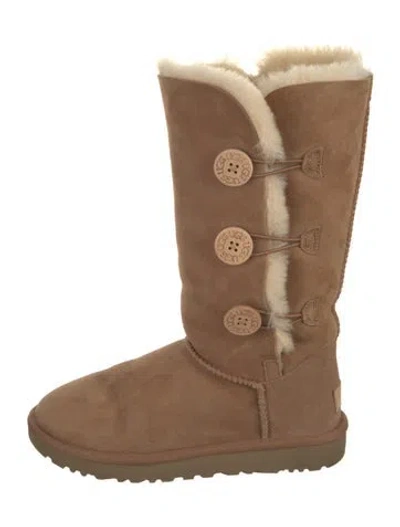 Pre-owned Ugg Suede Boots In Brown
