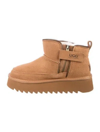 Pre-owned Ugg Suede Boots In Brown