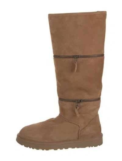 Pre-owned Ugg Suede Boots In Brown