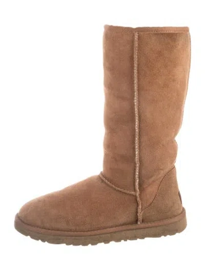 Pre-owned Ugg Suede Boots In Brown
