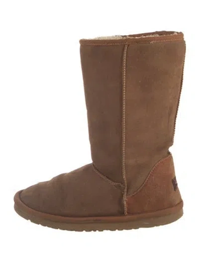 Pre-owned Ugg Suede Boots In Brown