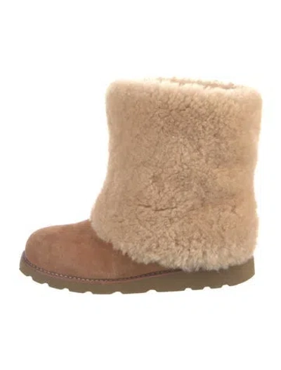 Pre-owned Ugg Suede Boots In Brown
