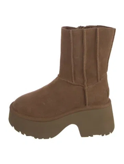 Pre-owned Ugg Suede Boots In Brown