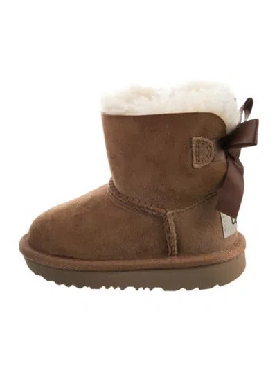 Pre-owned Ugg Babies' Suede Boots In Brown