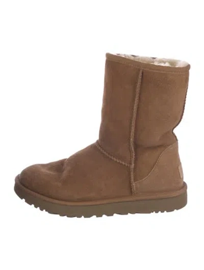 Pre-owned Ugg Suede Boots In Brown