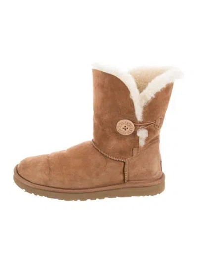 Pre-owned Ugg Suede Boots In Brown