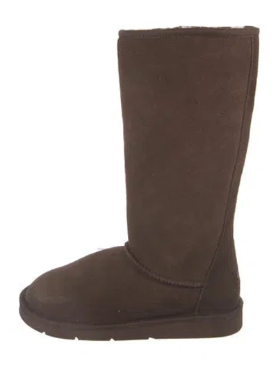 Pre-owned Ugg Suede Boots In Brown