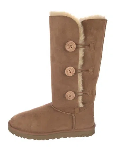Pre-owned Ugg Suede Boots In Brown