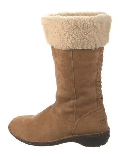 Pre-owned Ugg Suede Boots In Brown