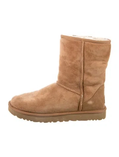 Pre-owned Ugg Suede Boots In Brown
