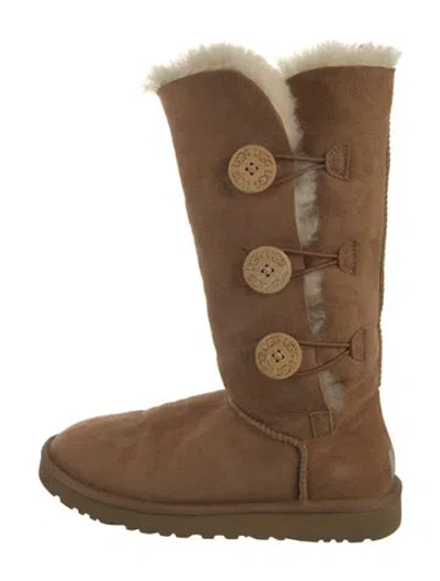 Pre-owned Ugg Suede Boots In Brown