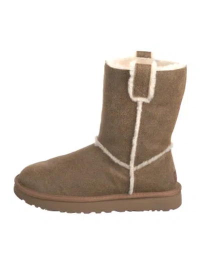 Pre-owned Ugg Suede Boots In Brown