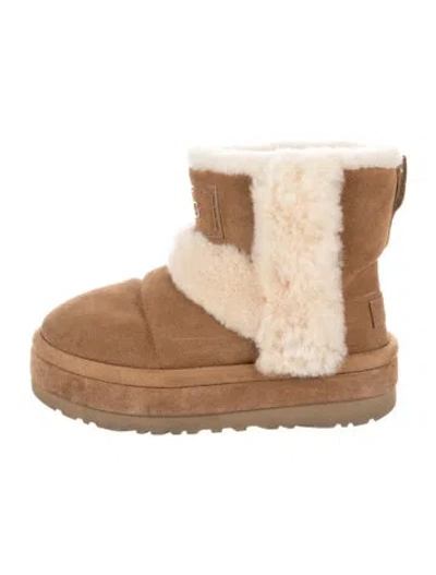 Pre-owned Ugg Suede Boots In Brown