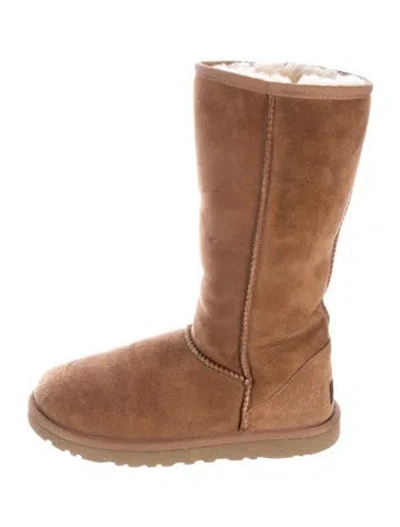 Pre-owned Ugg Suede Boots In Brown