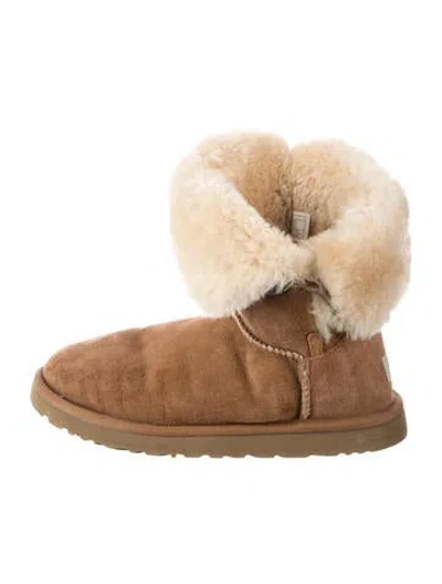 Pre-owned Ugg Suede Boots In Brown