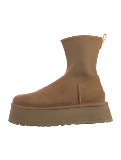 Pre-owned Ugg Suede Boots In Brown