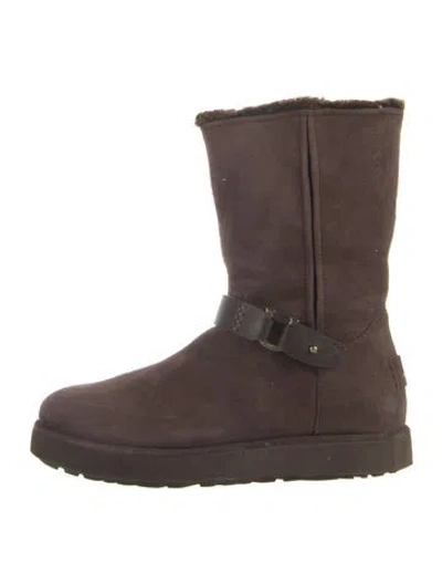 Pre-owned Ugg Suede Boots In Brown