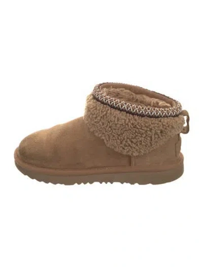 Pre-owned Ugg Suede Boots In Brown