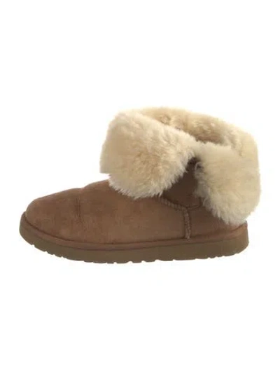Pre-owned Ugg Suede Boots In Brown