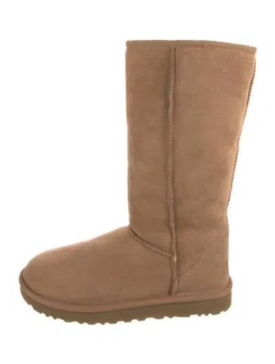Pre-owned Ugg Suede Boots In Brown