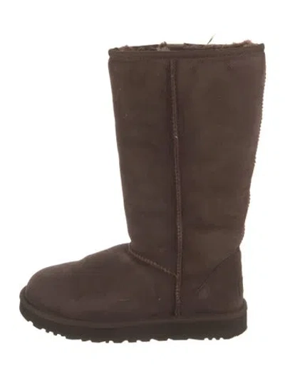 Pre-owned Ugg Suede Boots In Brown