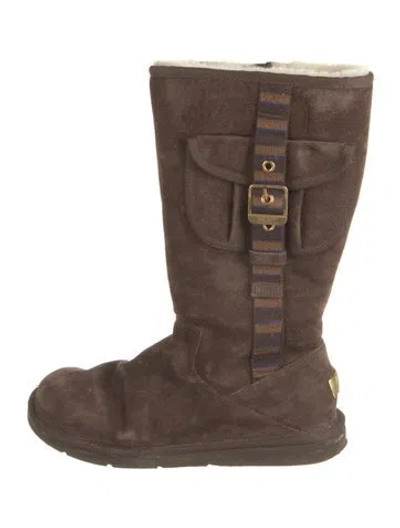 Pre-owned Ugg Suede Boots In Brown