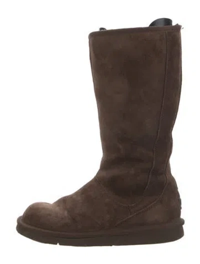 Pre-owned Ugg Suede Boots In Brown
