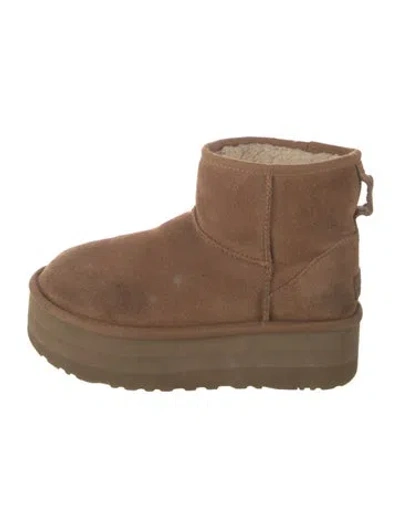 Pre-owned Ugg Suede Boots In Brown