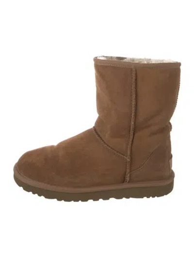 Pre-owned Ugg Suede Boots In Brown