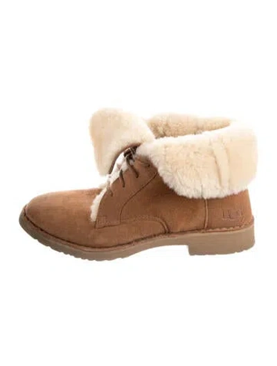 Pre-owned Ugg Suede Boots In Brown