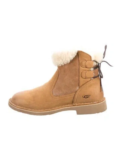 Pre-owned Ugg Suede Boots In Brown