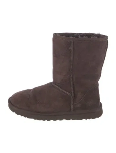 Pre-owned Ugg Suede Boots In Brown