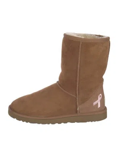 Pre-owned Ugg Suede Boots In Brown