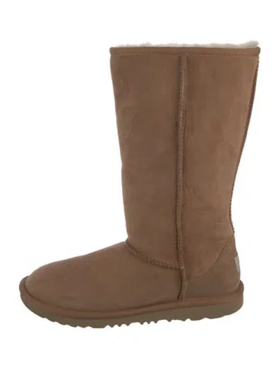 Pre-owned Ugg Suede Boots In Brown