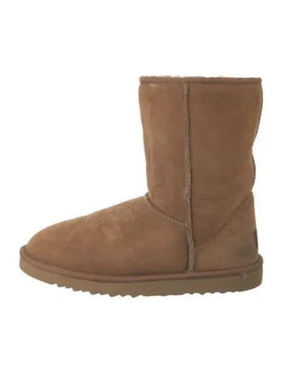 Pre-owned Ugg Suede Boots In Brown