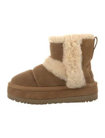 Pre-owned Ugg Suede Boots In Brown