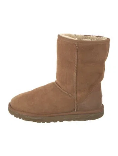 Pre-owned Ugg Suede Boots In Brown