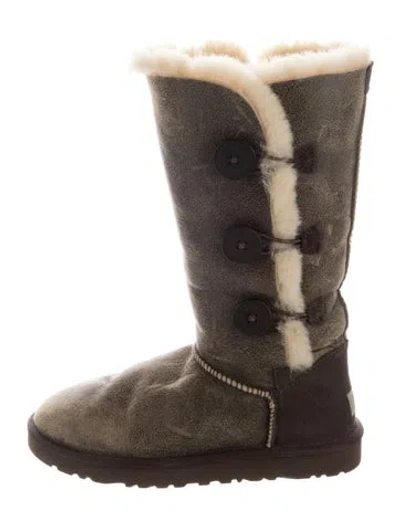 Pre-owned Ugg Suede Boots In Brown