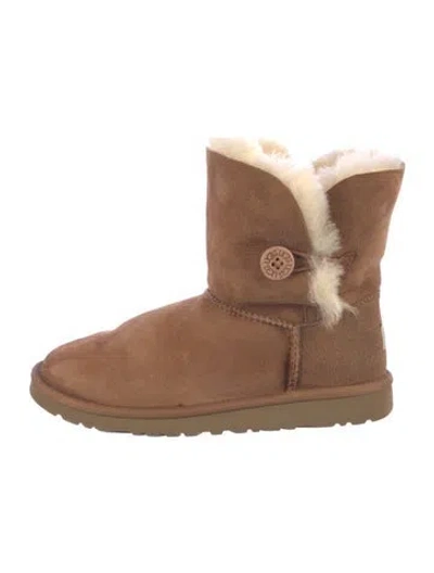 Pre-owned Ugg Suede Boots In Brown