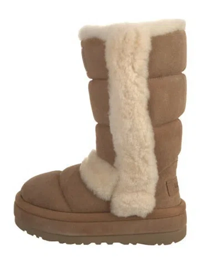 Pre-owned Ugg Suede Boots In Brown
