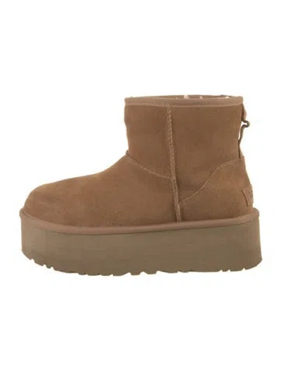Pre-owned Ugg Suede Boots In Brown