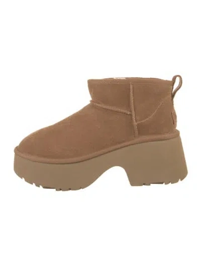 Pre-owned Ugg Suede Boots In Brown