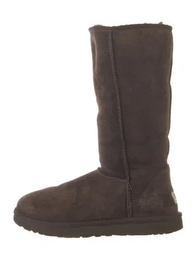 Pre-owned Ugg Suede Boots In Brown