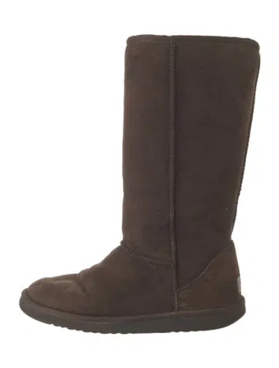 Pre-owned Ugg Suede Boots In Brown